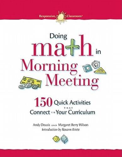 Doing math morning meeting - in,